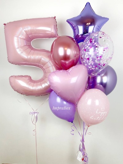 Zestaw różowo-wrzosowy